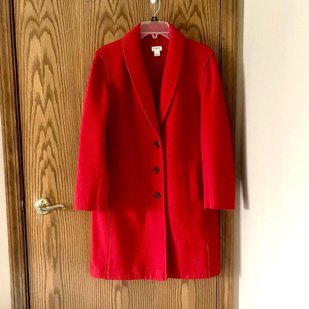 J Crew Factory Wool Blended Coat Sz 8